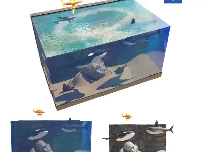 shark Low-poly 3D model 49