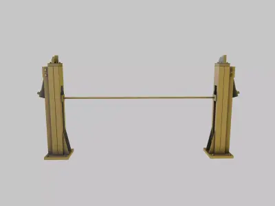 Industrial jack 3D model