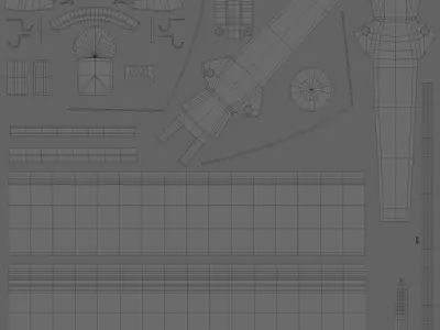 grenades set metal grenade 3D model