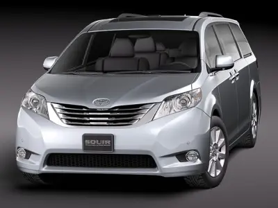 Toyota Sienna 2011 3D model