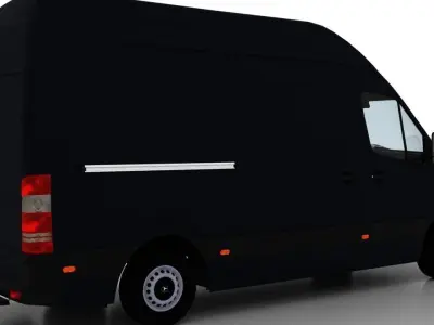 Mercedes Benz Sprinter L2H3 2009 Cargo EU 3D model