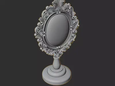 Classical Style Jewelry Display Frames earrings luxury 3D model