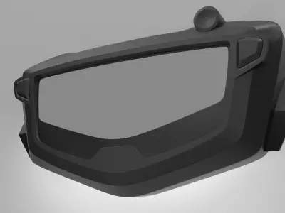 Bikes Digital Display Low-poly 3D model