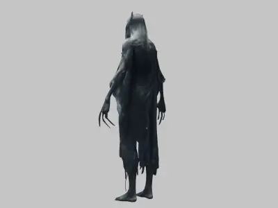 Fantasy Character 3D Model - Mystical Humanoid Low-poly 3D model
