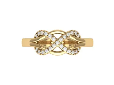 Wedding Ring 3D print model 83
