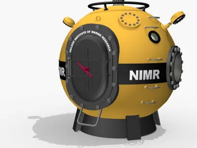 Diving Bell from Voyage to the Bottom of the Sea 3D model