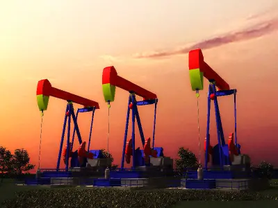 Kowtow machine oil pump 3D model