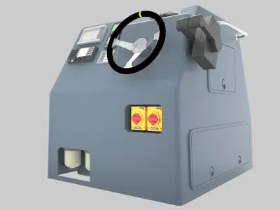 Boat Control panels 3D model