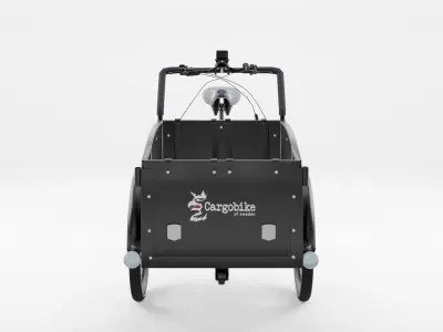 3D Model of Cargobike DeLight Low-poly 3D model