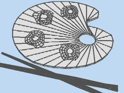 Drawing Tool - Color Palette 3D model