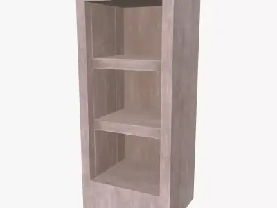 Flammable Storage Cabinet Low-poly 3D model