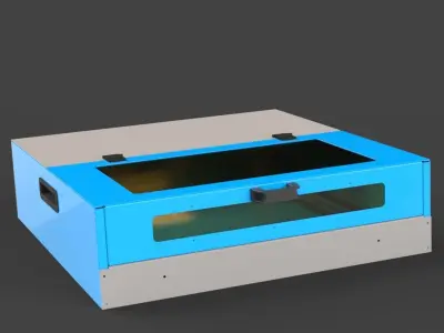 Laser Engraving Enclosure 3D model