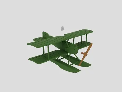Albatros W4 Germany 3D print model