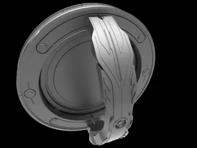 Radial Mech Screen 3D model