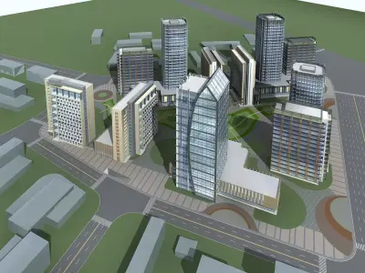 Office Building 3D model 80