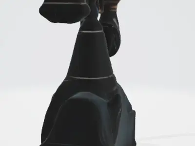 Antique Telephone Model 3D Asset 3D model