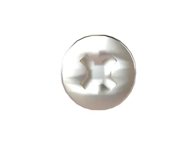 Screw v5 001 Low-poly 3D model