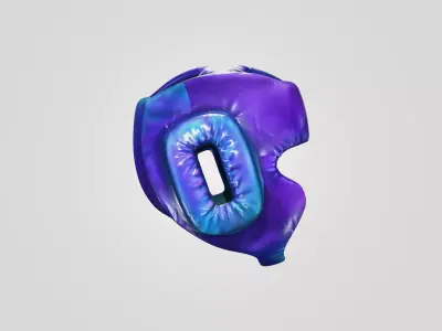 Boxing Training Headgear 3D Model - Game Ready PBR Low-poly 3D model