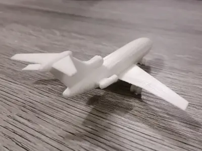Buildable airplane 3D print model