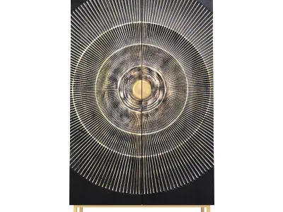 Cabinet Madeira Dark 3D model