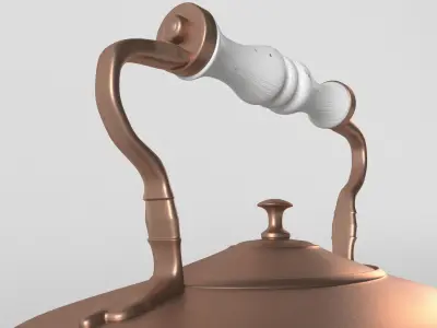 Vintage Tea Kettle 3D model