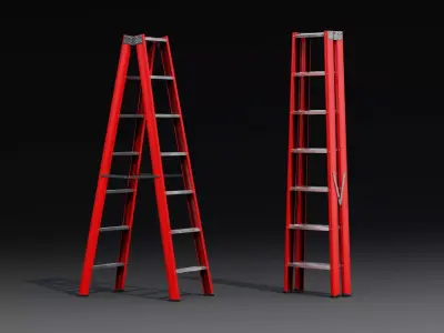 Ladder Game-Ready Low-poly 3D model