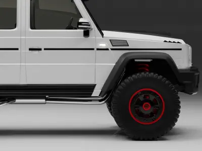 Brabus G63  Low-poly 3D model