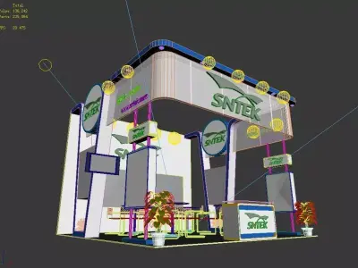 Exhibition - Area - 6X6-3DMAX2009-7 3D model