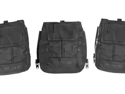 AVS ZIP-ON BACKPACK Low-poly 3D model