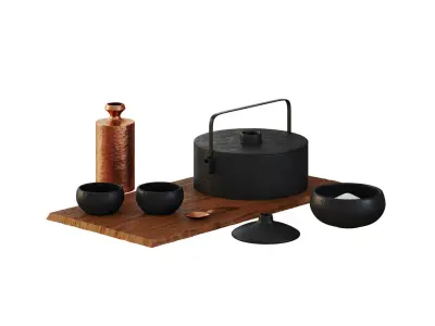 Tea Set 1 3D model