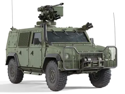 Iveco LMV Low-poly 3D model