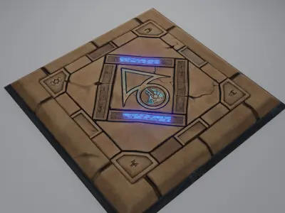 Flip Trap Game Ready Model Low-poly 3D model