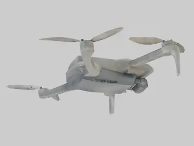 Low Poly Drone DJi Mavic mini Low-poly 3D model