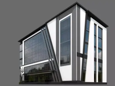 Office Building ID028 3D model