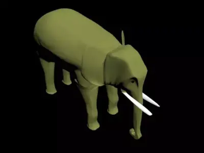 Elephant 3d models ma mb max obj fbx files 3D model
