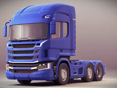 Dosch 3D - Truck Details V3 3D model