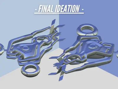 DRONE CONCEPT Low-poly 3D model