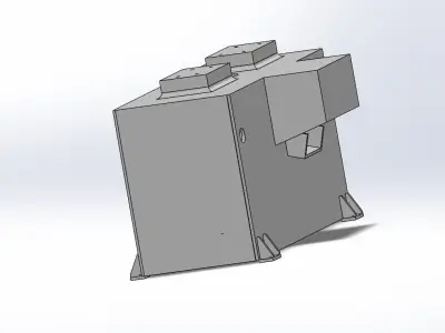 Work table 3d mechanical part modeling  3D model