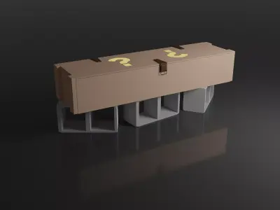 Zombies Mystery Box 3D model