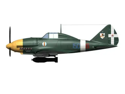Reggiane Re2001 Ariete 3D model