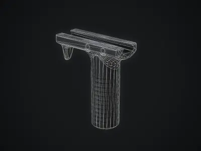 KWA Front Grip  Low-poly 3D model