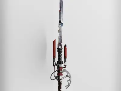 sci-fi sword 3D model