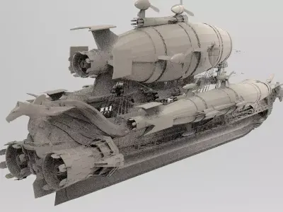 Eagle Kings Airship Generals 3D model
