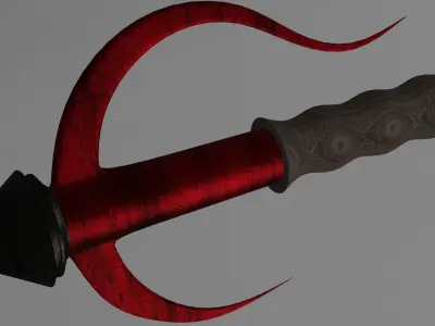 Red Scythe 3D model