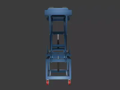EV Battery Lifter Low-poly 3D model
