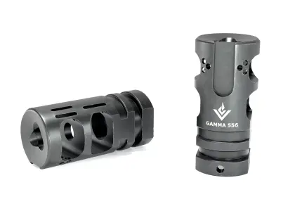 Aero Precision VG6 Gamma 556 Muzzle Brake Low-poly 3D model