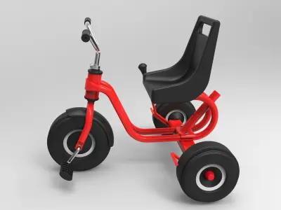 Children trike 3D model