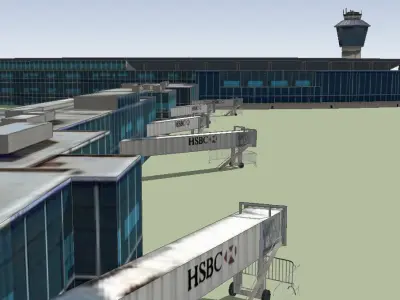 LaGuardia International Airport 3D model