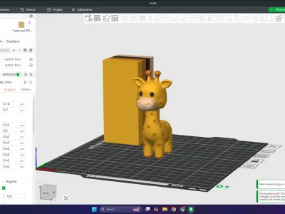 Cute Giraffe 3D STL Free 3D print model