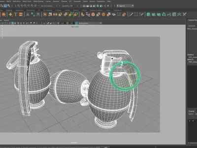 M51 GRENADE Low-poly 3D model